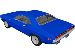 Dodge Challenger R/T (1970) 3D Model