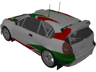 Toyota Corolla WRC (1998) 3D Model