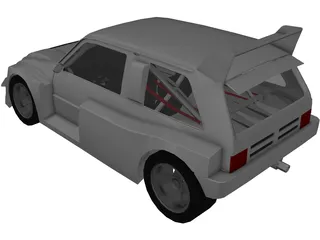 MG Metro 6R4 Group B 3D Model