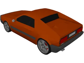 Lancia Beta Montecarlo 3D Model