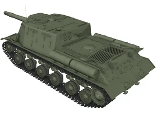 ISU-152 3D Model