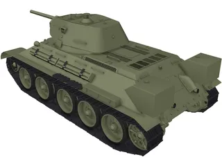T34 (1976) 3D Model