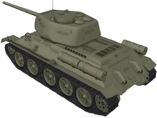 T34 (1985) 3D Model