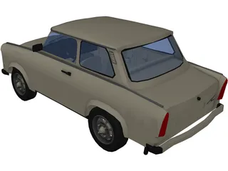 Trabant 601 3D Model