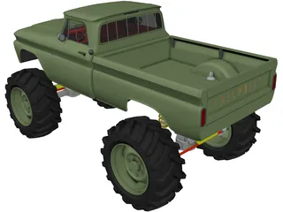 Chevrolet Mud Truck 3D Model