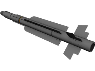 MBDA MICA Missile 3D Model