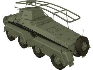Sdkfz232-M 3D Model