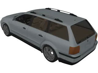 Volkswagen Passat Variant Wagon 3D Model