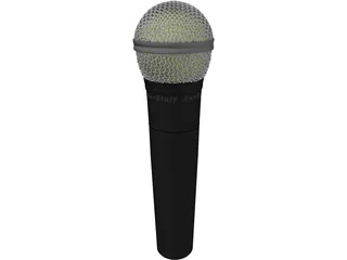 Microphone 3D Model