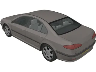 Peugeot 607 3D Model