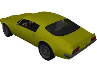 Pontiac Firebird (1970) 3D Model