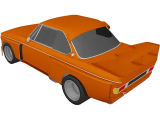 BMW E9 CSL Schnitzer 3D Model