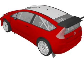 Citroen C4 WRC 3D Model