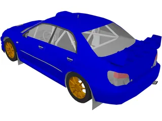 Subaru Impreza WRC (2003) 3D Model