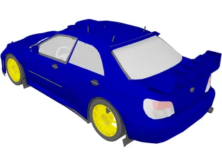 Subaru Impreza WRC (2006) 3D Model