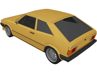 Volkswagen Scirocco GTi 3D Model