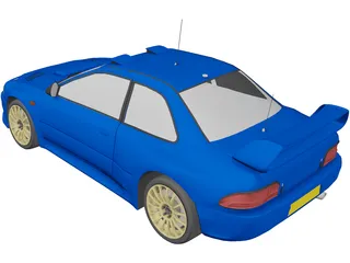 Subaru Impreza WRC (1997) 3D Model