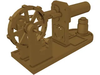 Stirling Engine 3D Model