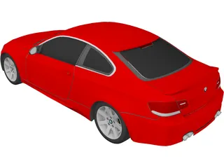 BMW 3-Series Coupe (2006) 3D Model