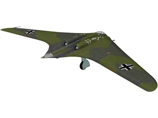 Horten Ho IX 3D Model