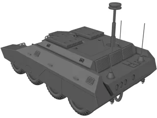 ARV Woodland Tank 3D Model