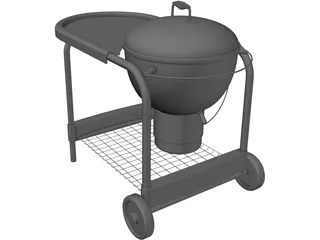 Deep Fryer BBQ Grill 3D Model