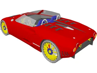 Spyker C8 Spyder 3D Model