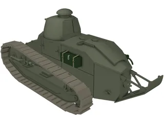 FT-17A 3D Model