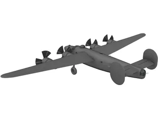 Consolidated B-24 Liberator 3D Model