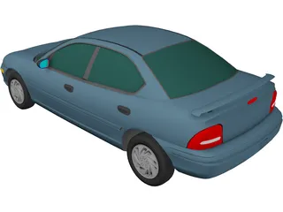 Dodge Neon (1994) 3D Model
