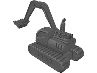 Excavator 3D Model