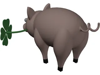 Pig 3D Model