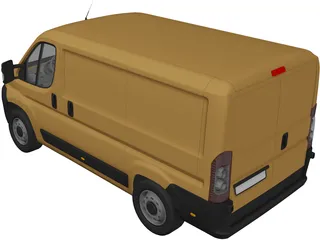 Citroen Jumper (2008) 3D Model