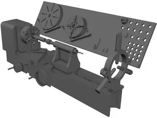 Convention Lathe 3D Model