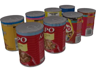 Dog Food 3D Model