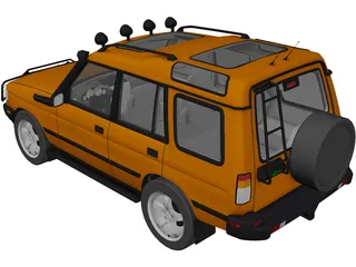 Land Rover Discovery G4 Challenge 3D Model