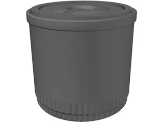 Oil Filter 3D Model