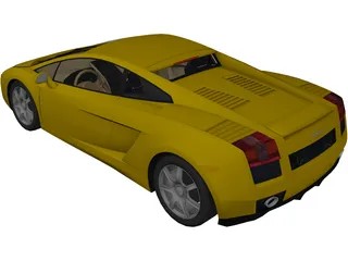 Lamborghini Gallardo 3D Model