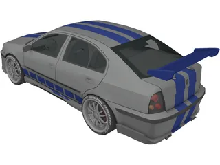 Skoda Octavia (Tuning) 3D Model