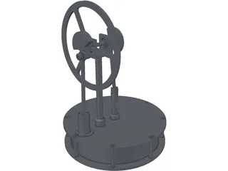 Stirling Engine 3D Model