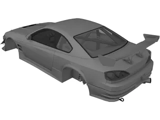 Nissan S15 Silvia Body 3D Model