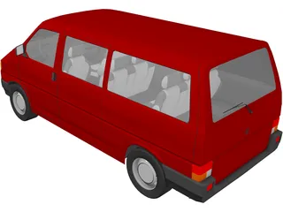 Volkswagen Transporter 3D Model