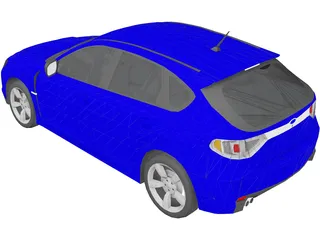 Subaru Impreza WRX STi 3D Model