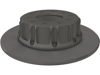 Brake Disc Front 3D Model