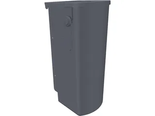 Plastic Mailbox 3D Model