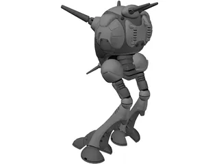 Zentraedi Battlepod 3D Model