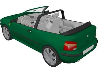 Volkswagen Golf Cabrio 3D Model