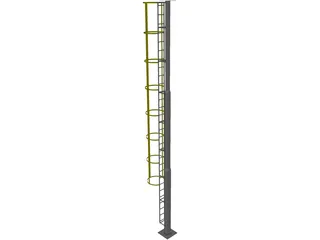 Cat Ladder 3D Model