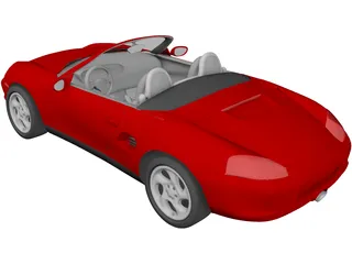 Porsche Boxster 3D Model