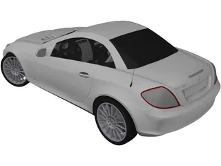 Mercedes-Benz SLK (2004) 3D Model